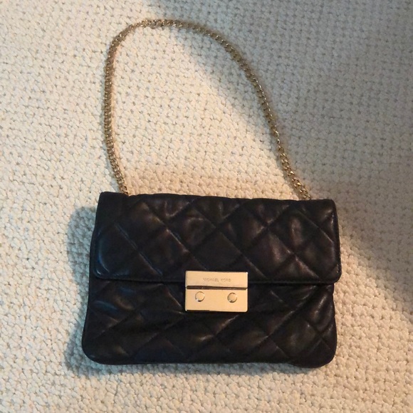 Michael Kors Handbags - Michael kors quilted leather shoulder bag!!